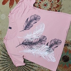 Emery Rose Cold Shoulder Top